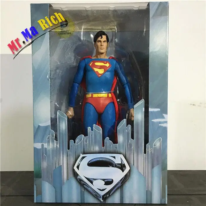 Neca Dc Comics Супермен Кристофер Ривз супергерой 7 & #034 экшн ПВХ фигурка Ib|pvc figure|dc comicspvc