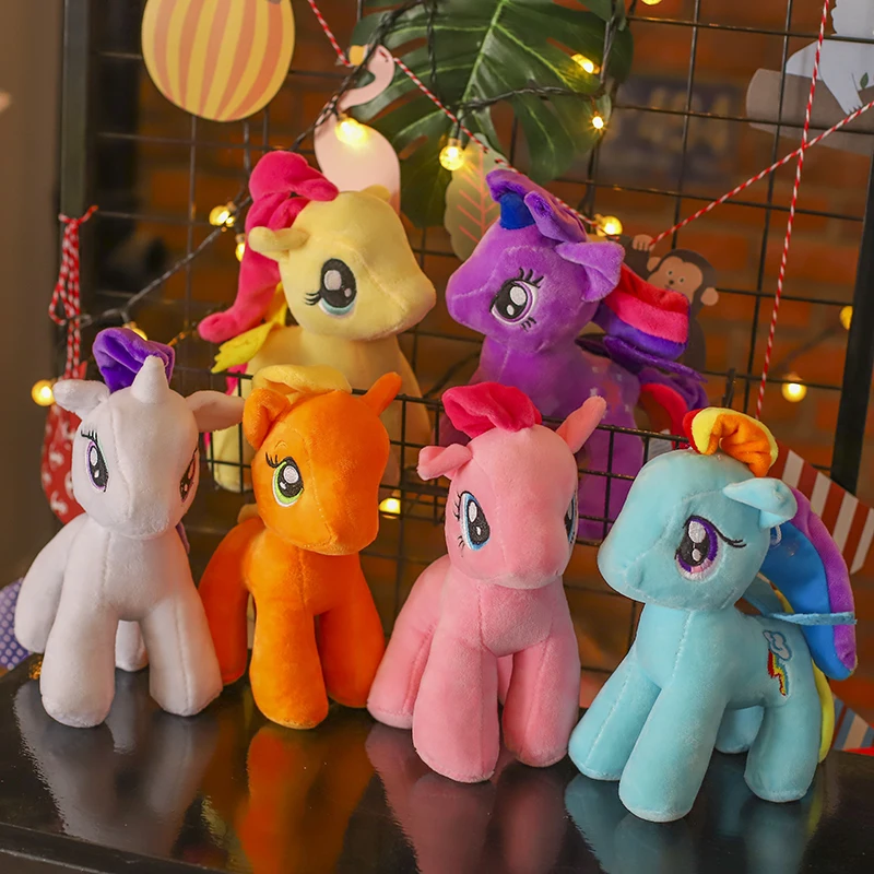 30CM Kawaii Unicorn Rainbow Plush Pillow Cute Soft Animal Shaped Doll Baby Kids toys Bedroom Decoration Christmas Gifts | Игрушки и