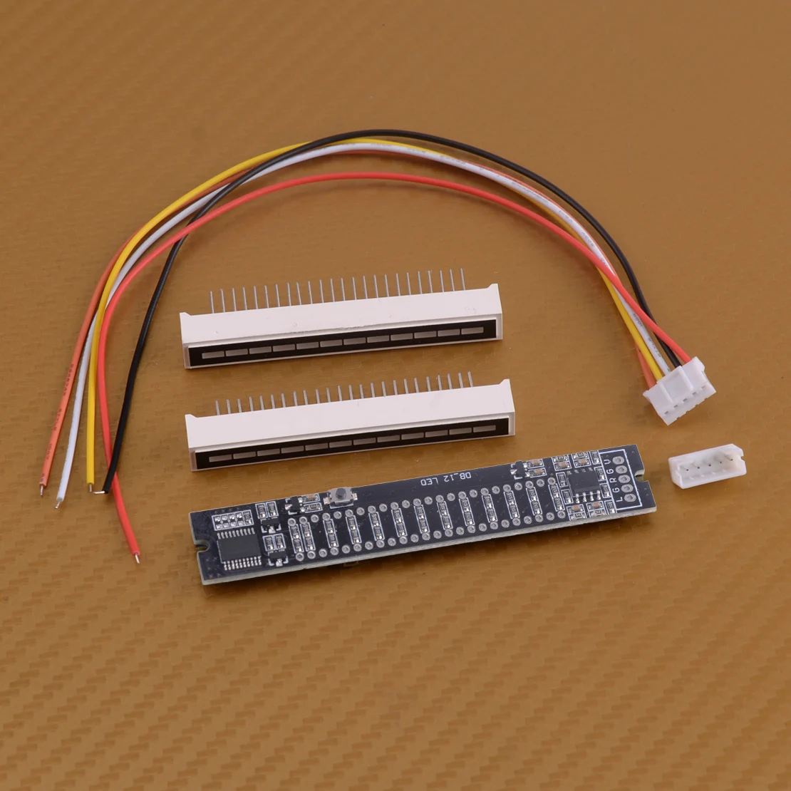 

LETAOSK Adjustable DIY Dual 12 Stereo Amplifier Speed Board Level Indicator Kit LED VU Meter Lamps Light