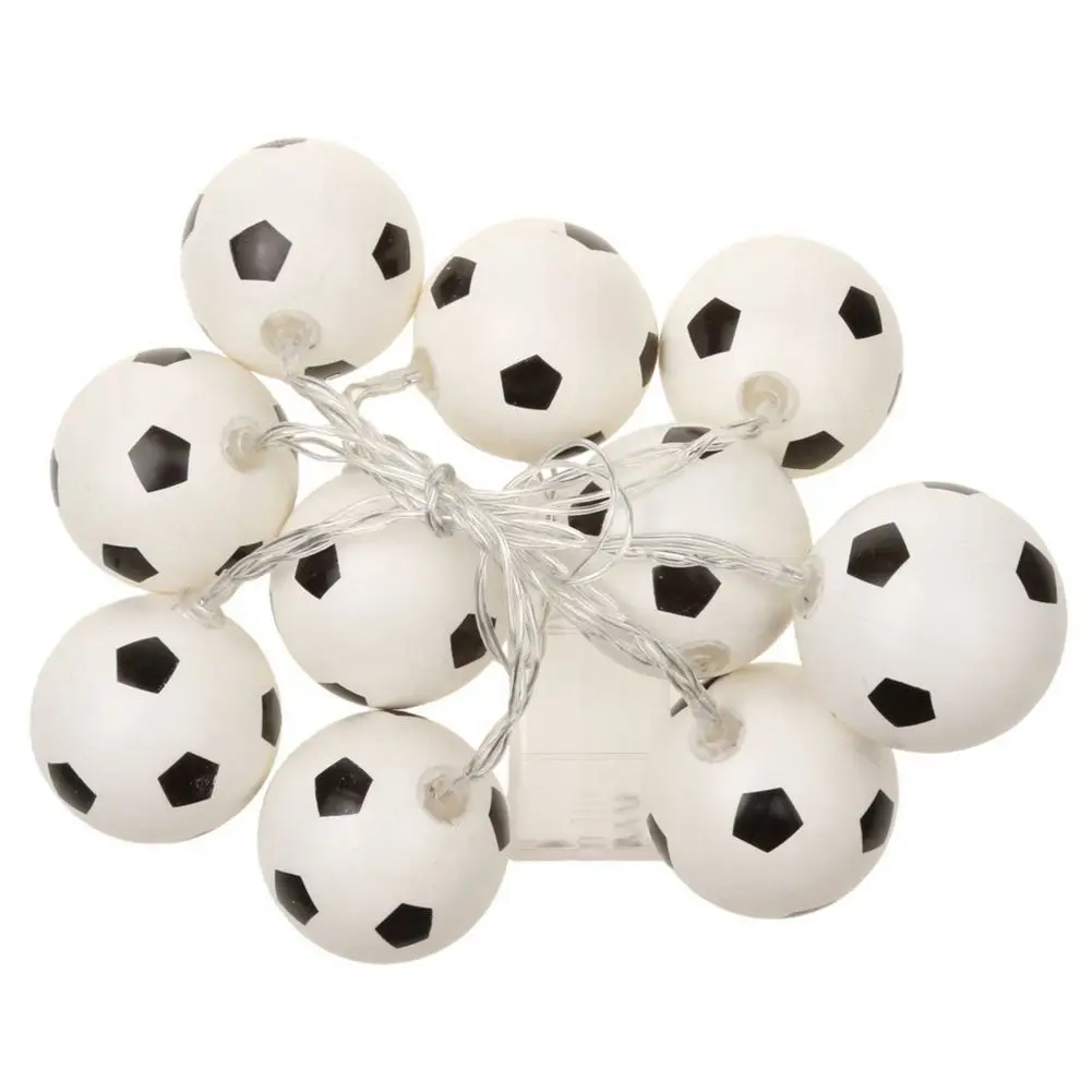 SHGO-Football Shape String Light Strip Lamp 10-LED Рождественский Декор теплый белый | Лампы и освещение
