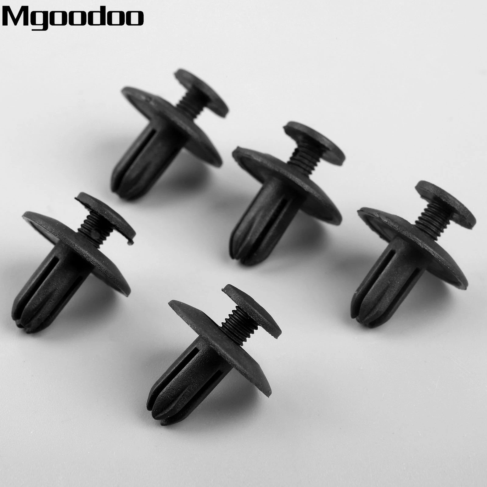 100 шт авто крепеж для бампера 6 мм отверстие пластиковый фиксатор заклепок Push Pin крышка двигателя крыло автомобильные зажимы отделки дверной панели для Toyota