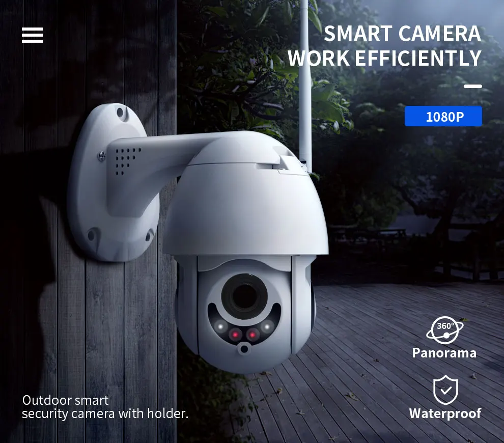 На открытом воздухе 1080 P 50 м Ночное видение IP Камера 5x зум IR CCTV сетевой монитор записи IP66 безопасности Камера камера onvif CCTV