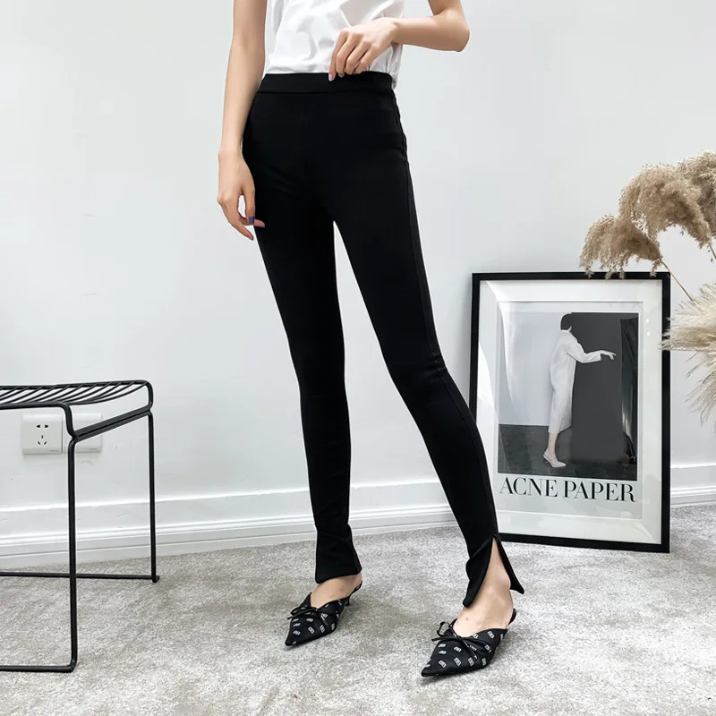 2019 черные леггинсы высокого качества женские штаны для фитнеса Хорошие