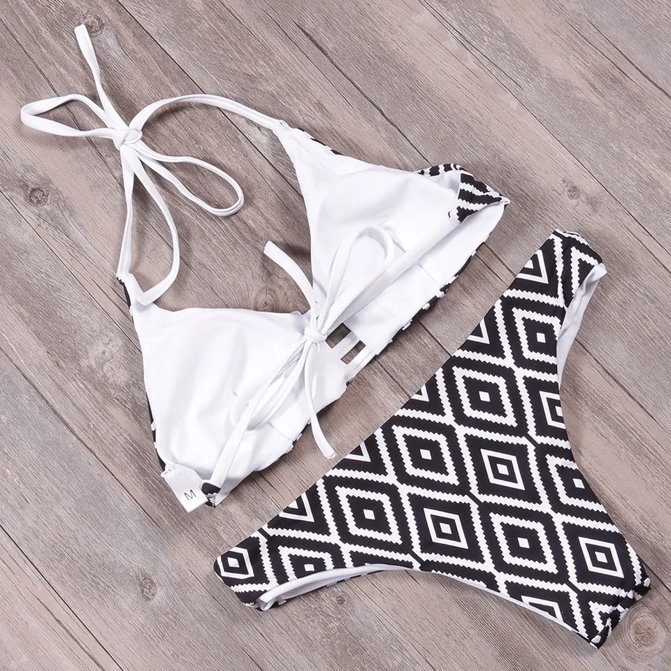 Сексуальный новый купальник в бразильском стиле с эффектом пуш ап женский бикини