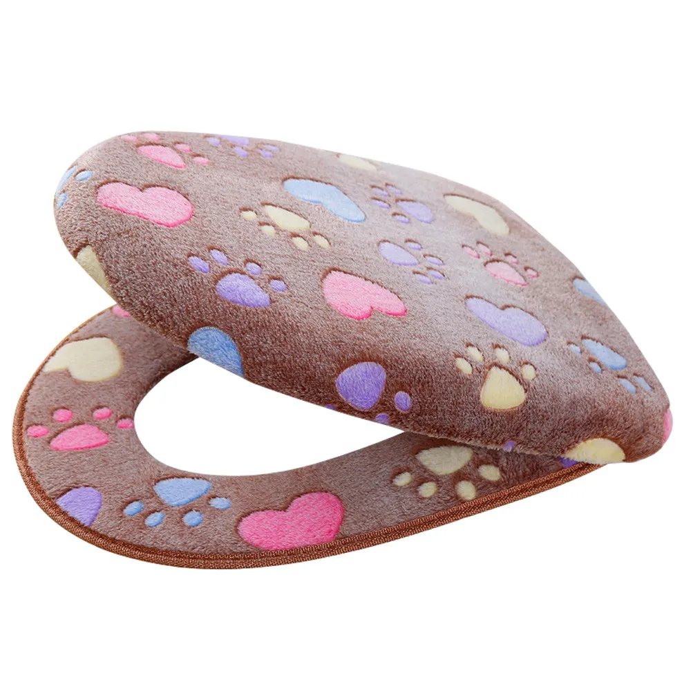 Новый набор из 2 предметов кораллового флиса чехол для унитаза аксессуар мягкий