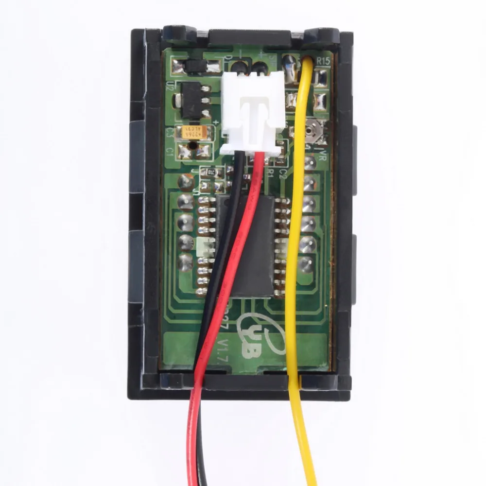 1 шт. Мини цифровой вольтметр 4 5 30V 3 провода двигатель транспортного средства