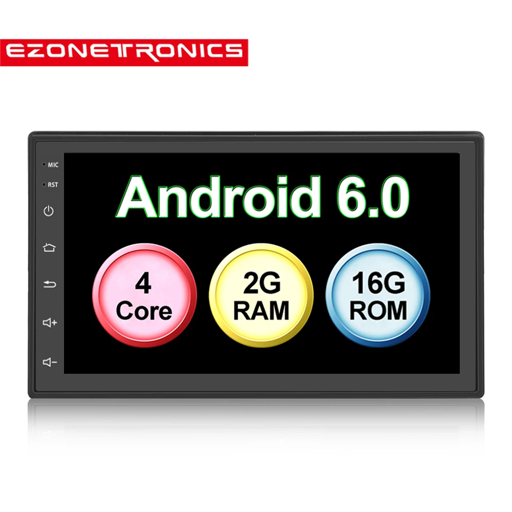 Автомагнитола 2 Din 1G/2G DDR Android 6 0 GPS навигация автомагнитола 7 &quot1024*600 Универсальный