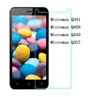 Закаленное стекло для Micromax Q409 5,0, защита экрана, защитная пленка, переднее стекло для Micromax Q341 Q440 Q357, защитная пленка для экрана