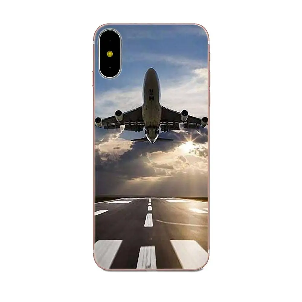 ТПУ Новый стиль Уникальные друзья аэропорта самолет небо облако закат для Apple iPhone