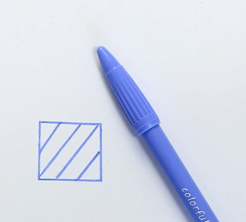 Light blue 1 шт.(36 цветов) акварельные кисти маркеры для детей художественные школьные FineLiner принадлежности для рисования - Цвет: Light blue