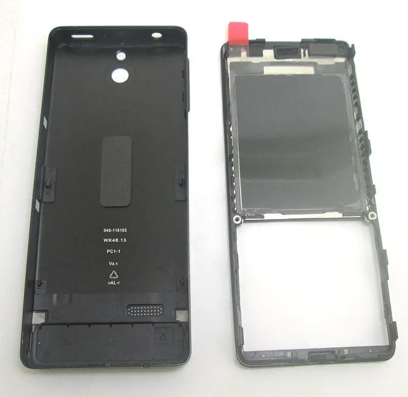 Белый черный корпус и крышка батарейного отверстия для NOKIA N515 515 RM952|Корпусы рамки