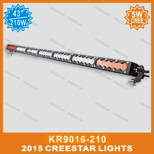 43 дюймовый Янтарный Белый 4x4 светодиоды для внедорожников 210W KR9016-210 высокое