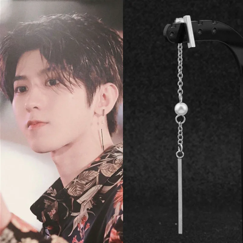 Серьги-гвоздики JIN SUGA Jimin в стиле панк/кпоп 1 шт. корейские жемчужные серьги ДНК для