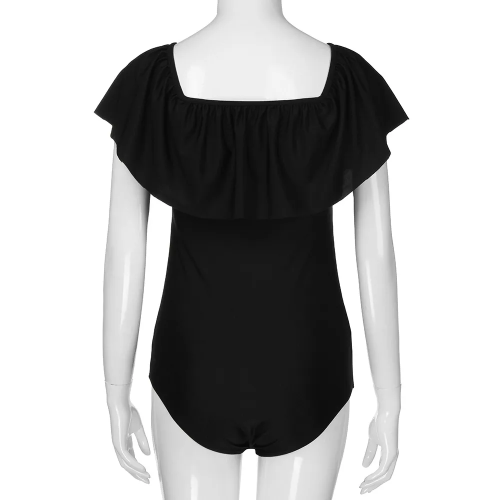 Женский купальник для беременных Tankinis однотонный с оборками пляжная одежда