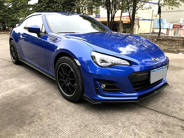 2017 BRZ/STI OEM Стиль углеродное волокно передний разделитель для губ боковые юбки