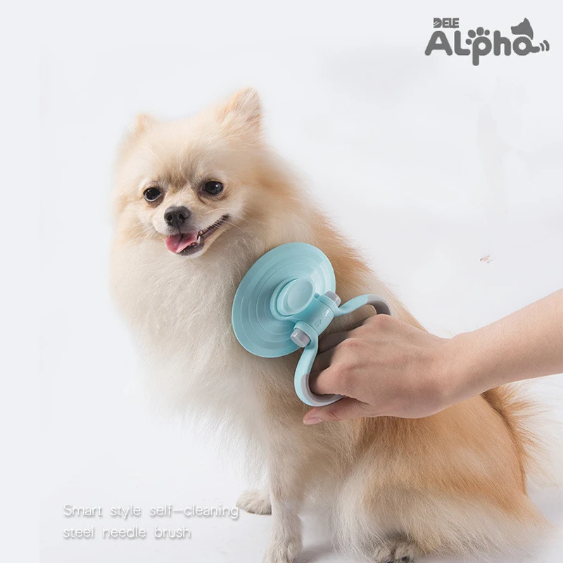 DELE самоочищающийся щетка для домашних животных Собака Щенок Кот котенок