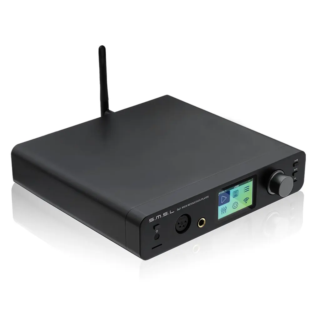 USB декодер SMSL DP3 DSD HIFI Цифровой поворотный диск/жесткий диск/Wi Fi/Bluetooth 4 0 LAN Сетевой