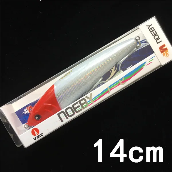 08 9062 14cm Noeby 1 шт. 14 см/70 г 16 см/98 г 18 см/145 г переменная Тонущая Vib приманка-карандаш приманка для рыбалки карандаш Хорошие рыболовные снасти воблеры - Цвет: 08 9062 14cm