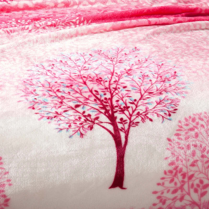 Лидер продаж высокое качество модная Красивая Розовая мечта Дерево Pattern Мягкий