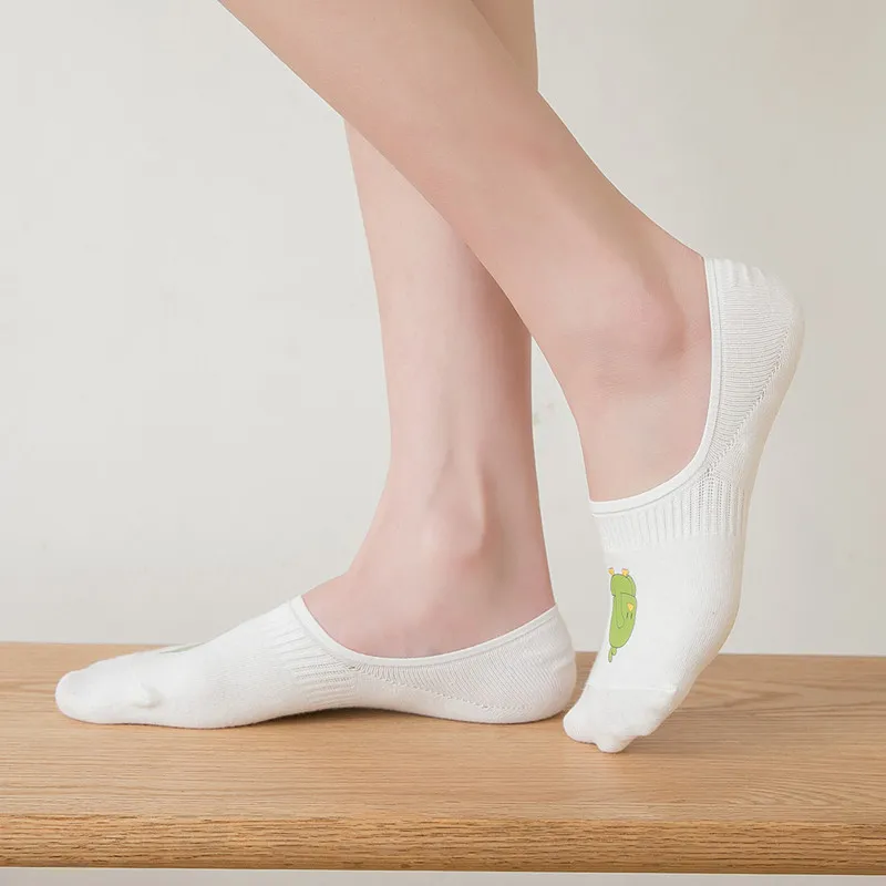 2019 новые модные женские носки с вышивкой Calcetines повседневные Короткие Носки
