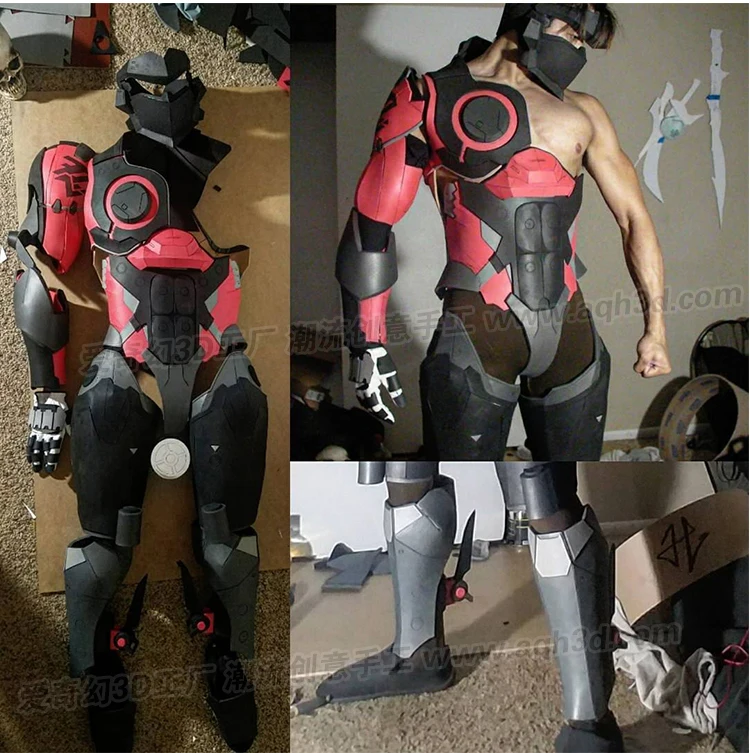 Genji Watching Blackwatch Armor Free Clipping 1:1 носимая Заказная Толстая модель из этиленвинилацетата