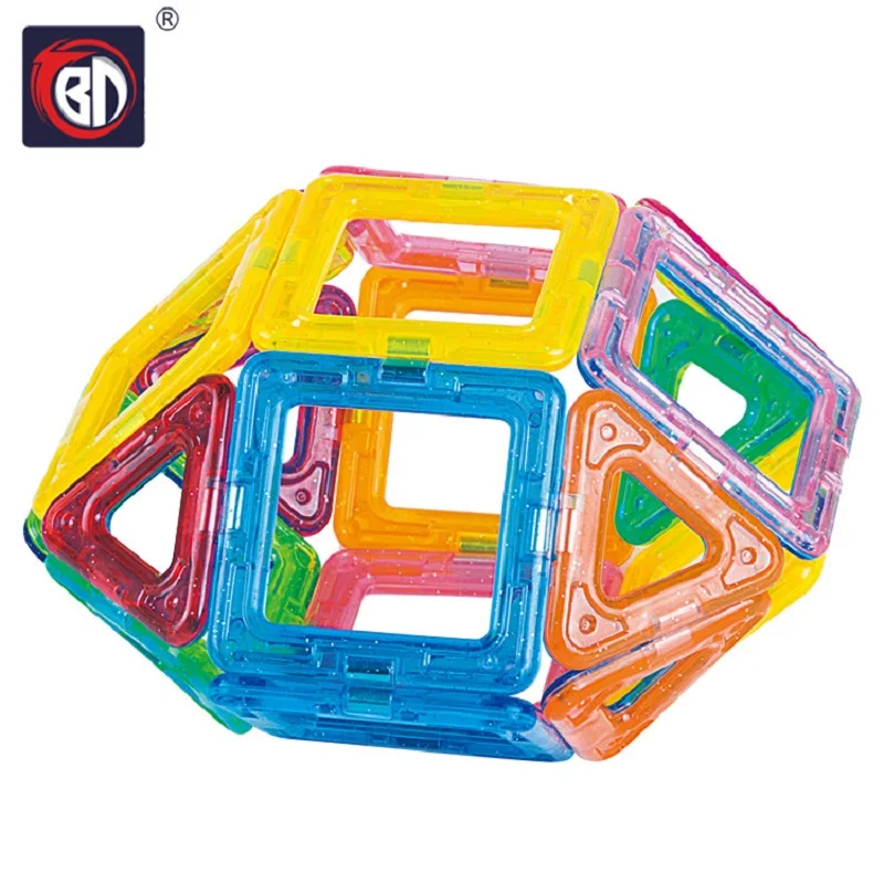 Bd 22 шт. мини магнитный building block набор модели и строительство игрушки пластиковые