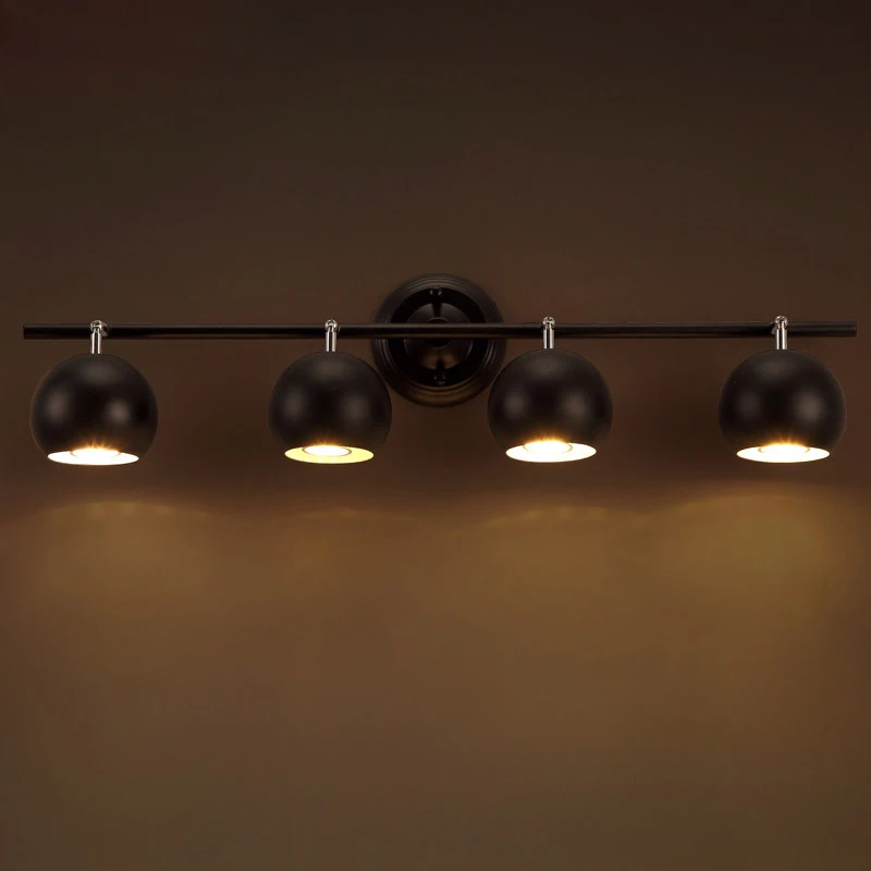 Промышленное прикроватные LED3W одноголовый настенный светильник кованого железа