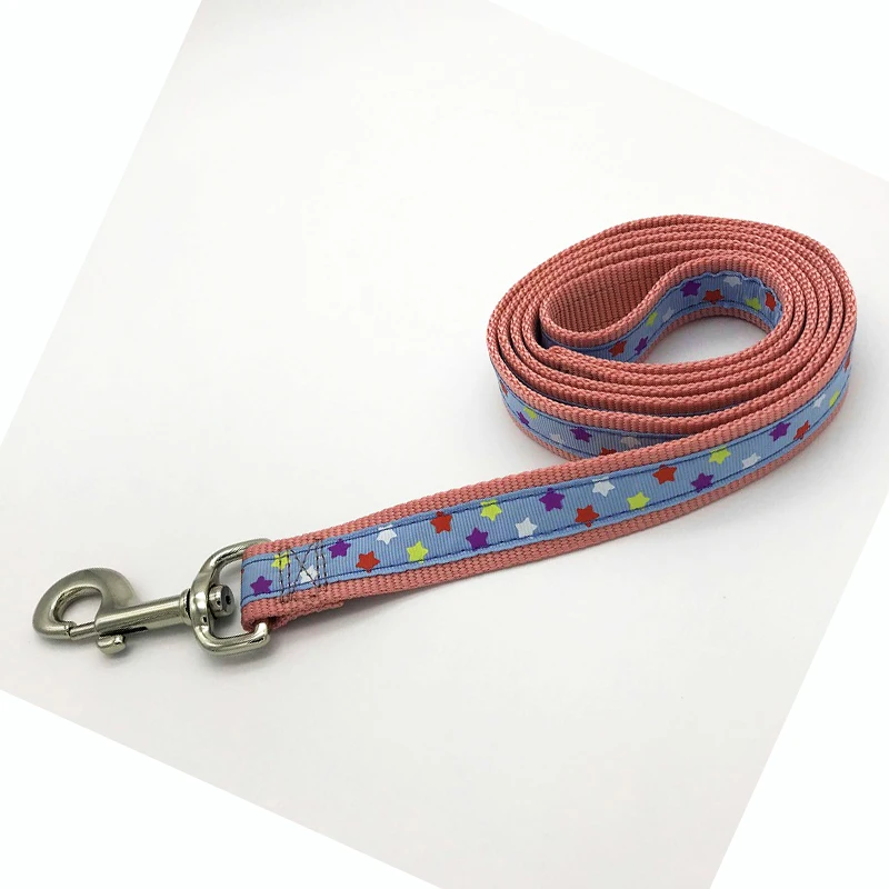 Pentagram Leash Щенок Леопард жгут маленькая средняя собака ремни регулируемая одежда нейлоновая шлейка для животных Паго корги золотой ретривер HY128 XS/S/L - Цвет: Pentagram Leash