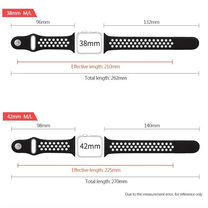 JMUSIWB ремешок для спортивных часов apple watch band 4 3 42 мм/44 мм iwatch 38 мм/40 correa Браслет 2