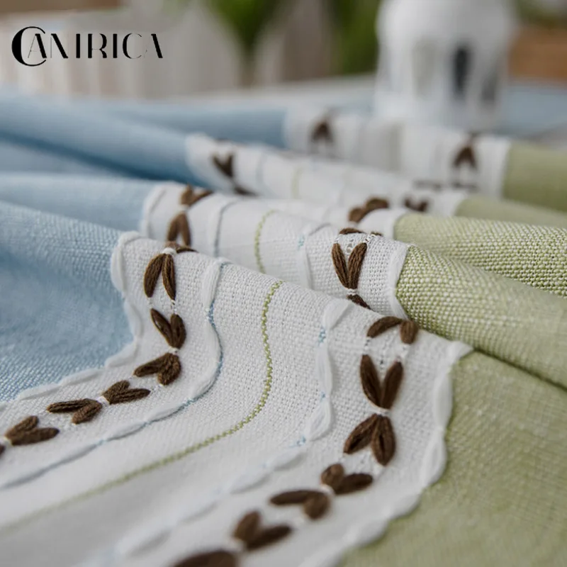CANIRICA покрытие стола уникальная полоса дизайн кисточкой кулон tafelkleed живая