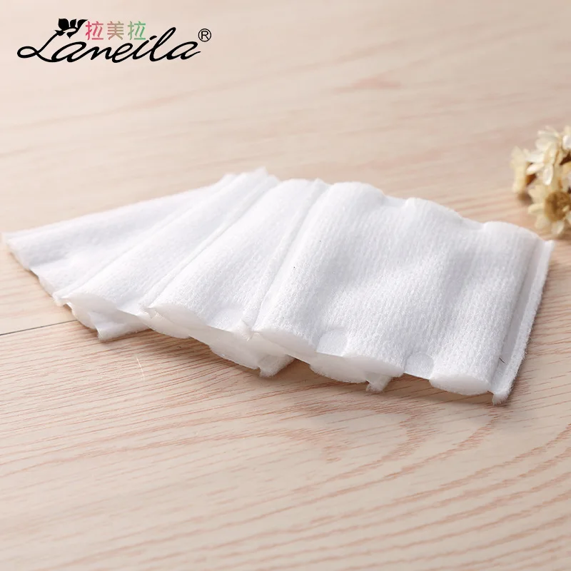 200pcs/pack cotton pad 100% pure Double-sided sandwich thick skin care makeup remover face cleansing wipes LM041 | Красота и здоровье