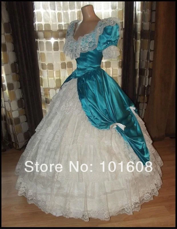 1860S Викторианский готический корсет/бальное платье в стиле Southern Belle для