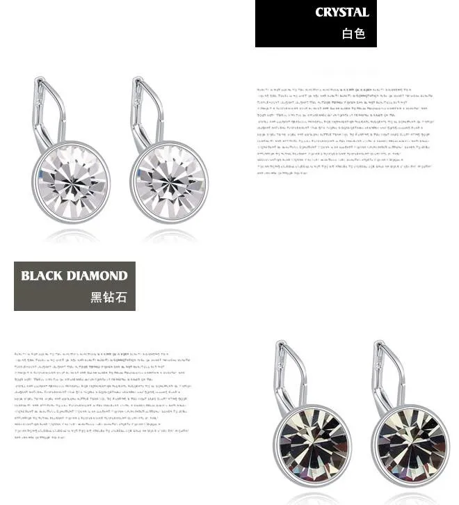 Labekaka,, оригинальные, украшенные кристаллами Swarovski Bella, мини серьги для пирсинга, модные, вечерние, ювелирные изделия, подарок для женщин