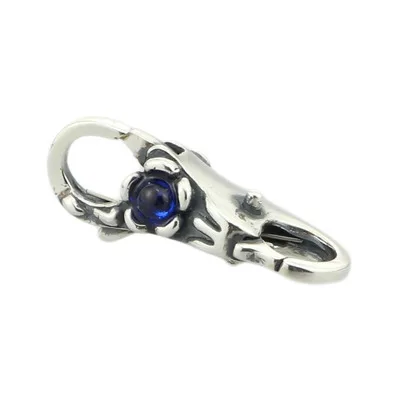 Emith Fla 925 пробы Серебряный Шарм бусины дерево замок в форме цветка застежка Лобстер для женщин подходит для европейских браслетов ювелирные изделия DIY бисер - Цвет: E