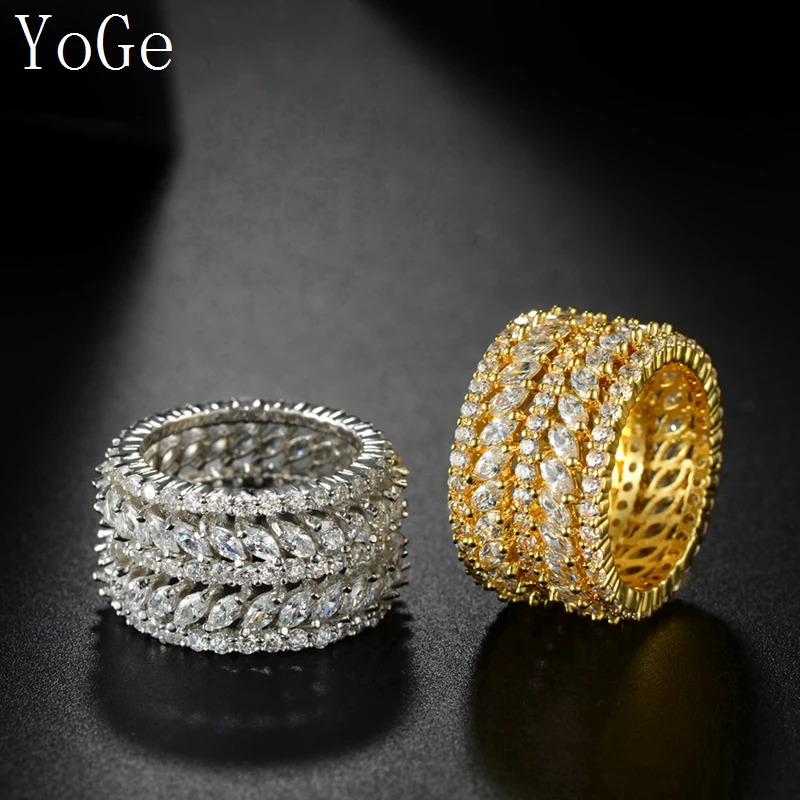YoGe свадебные и вечерние ювелирные изделия для женщин R0349 модные AAA CZ Круглые