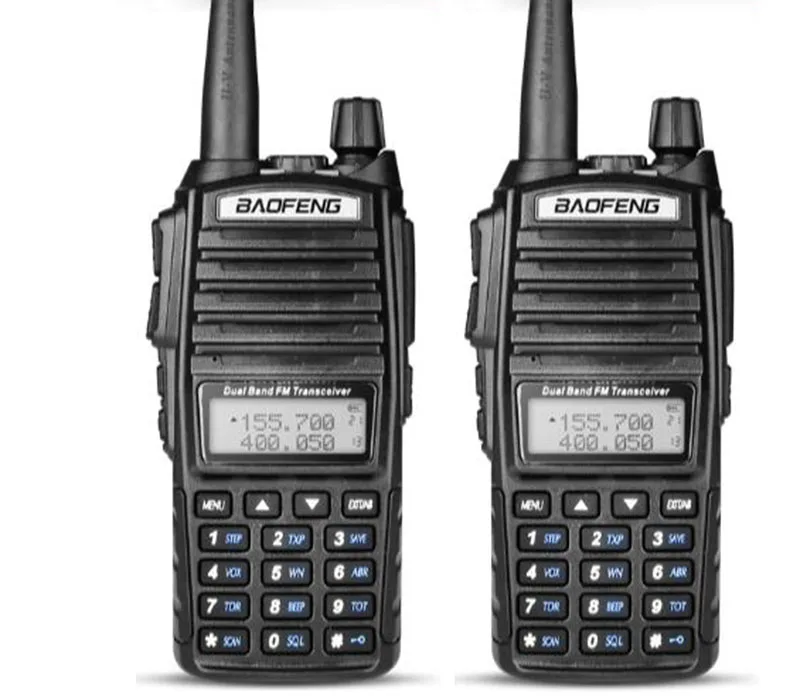 2 шт baofeng UV-82 136-174 МГц 400-520 МГц Частота рация cb трансивер с FM 25 станций радио коммуникатор в Москву