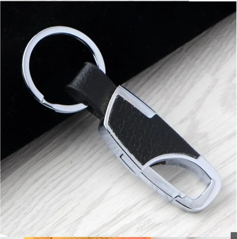 Кожаный металлический автомобильный брелок для Hyundai Accent Azera Elantra Solaris Verna Santa Fe IX45