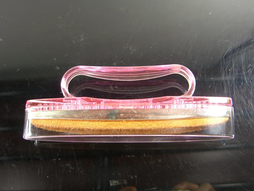 1X большой замшевый кожаный буфер для ногтей и полировка инструмент дизайн