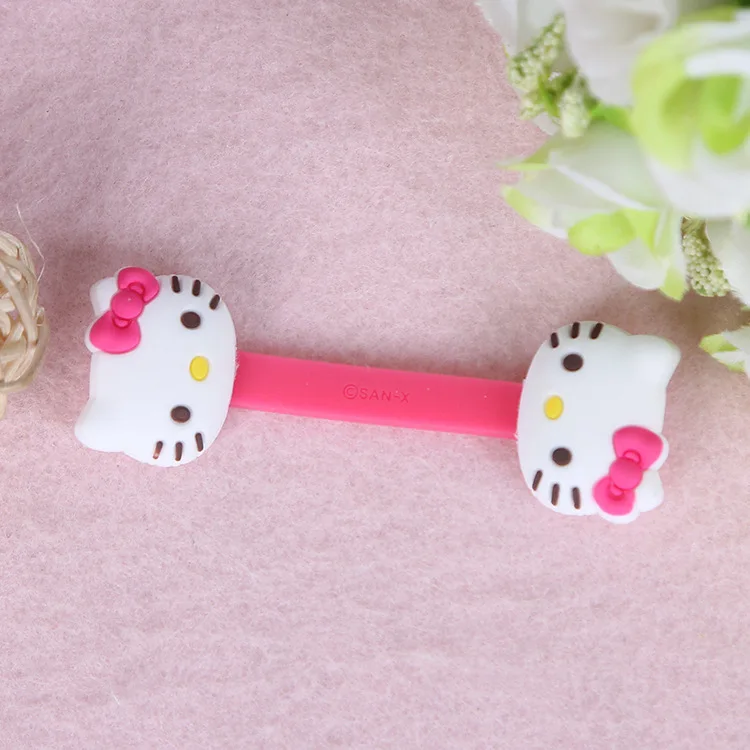 10 шт./лот милый медвежонок сматыватель кабелей для наушников органайзер кабеля