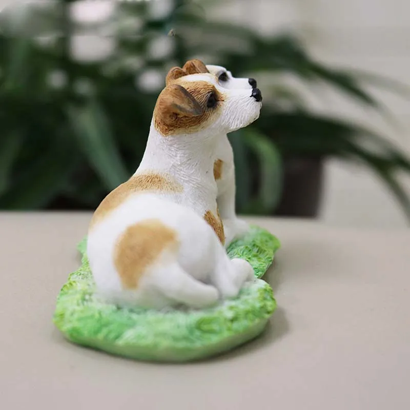 Mnotht мини-игрушка для собак 1/6 Джек Рассел терьер модель собаки имитация  животного Смола сцена аксессуар для коллекции экшн-фигурок | AliExpress