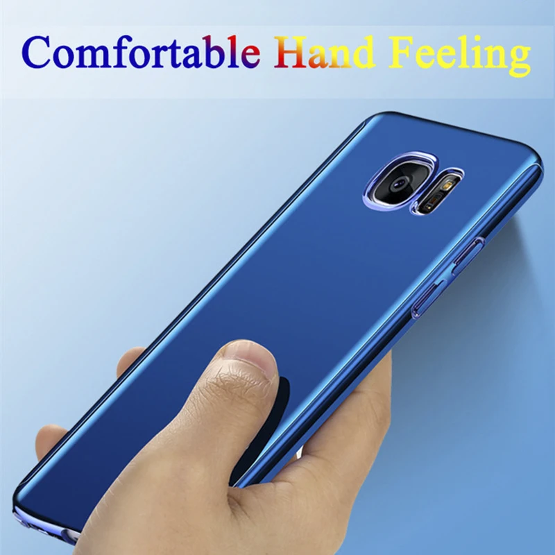 Жесткий ПК чехол для Samsung Galaxy S7 S7edge G9300 G9350 покрытие 360 градусов протектор Samsungs7 g930f