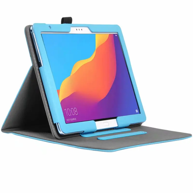 Чехол для huawei MediaPad T5 10 AGS2-W09 AGS2-L09 AGS2-L03 AGS2-W19 10,1 роскошный защитный кожаный чехол-накладка на заднюю панель с узором «Подставка для планшета с держателем для рук чехол+ подставка для ручек