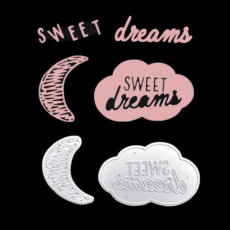 Happymems металлические Вырубные штампы форма для вырезания Сладкая мечта украшение