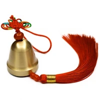 wind chimes mascot feng shui copper campanula nail decoration car pendant creative metal campanula pendant pendant