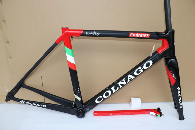 Новейшие красные черные T1100 Colnago C64 карбоновые шоссейные рамы с UD глянцевые 48-50-52-54-56см 6 цветов для выбора Бесплатно sh
