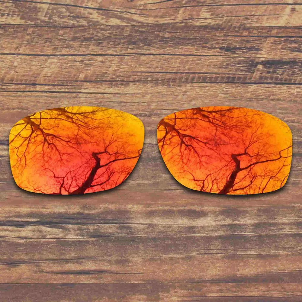 Fire Red Mirrored ToughAsNails поляризованные Сменные линзы для Окли Юпитер квадратные солнечные очки-несколько вариантов - Цвет линз: Fire Red Mirrored