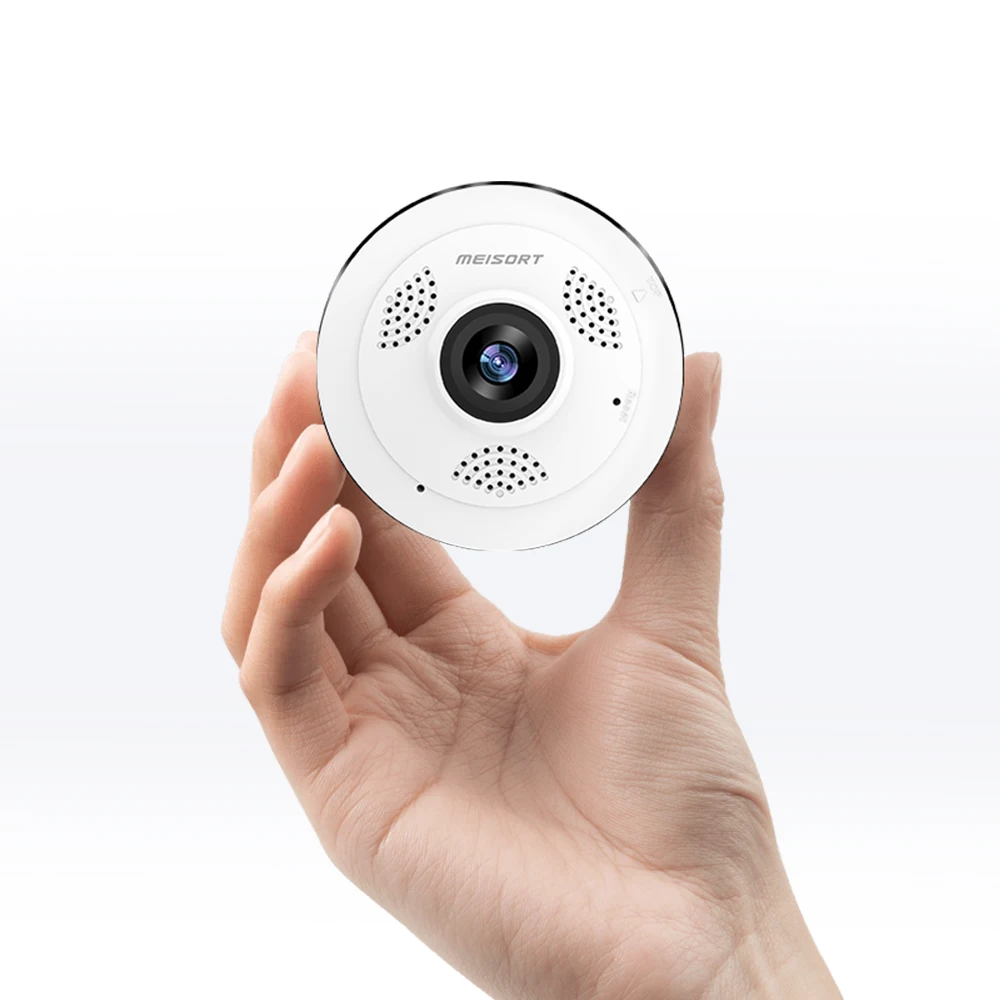 10 шт. Meisort VR13 HD видео IP камера 360 домашней безопасности беспроводной Wi Fi CCTV 1.3MP 960PH