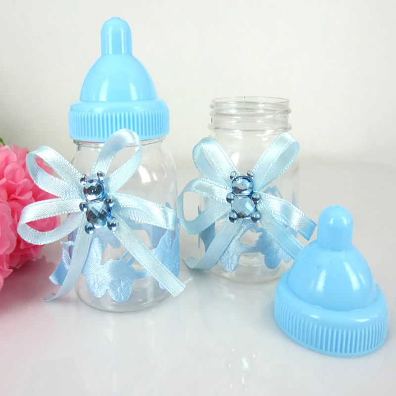 60 шт. конфетный наполнитель бутылка мишка лента детский душ Крещение день