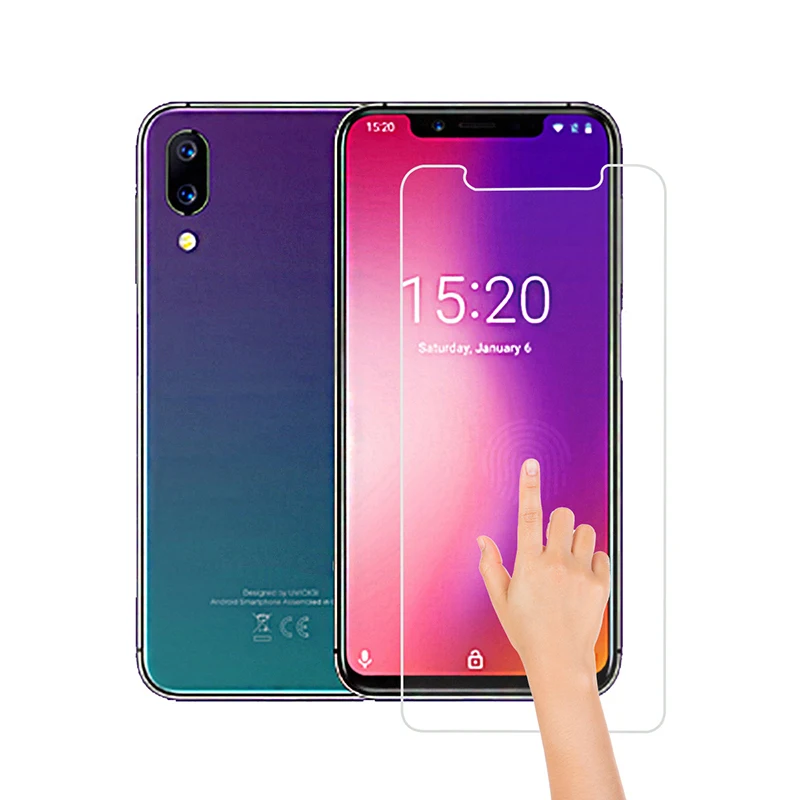 Закаленное стекло для UMIDIGI One / Pro 4G Передняя пленка смартфона Защита экрана чехол