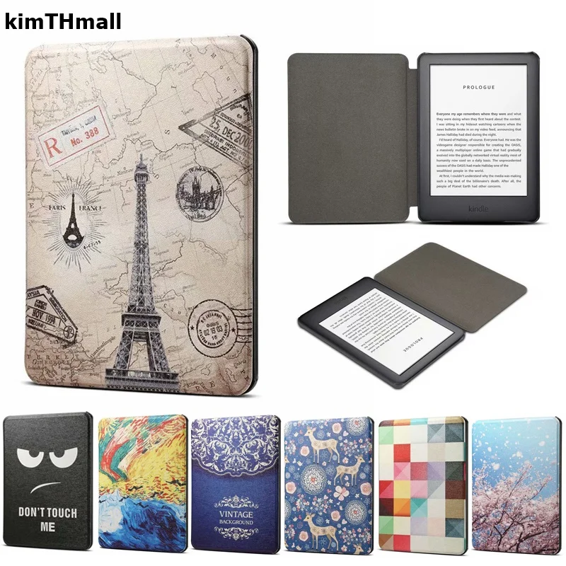 

Чехол для Amazon, Kindle, Paperwhite 4, 2018, кожаный мягкий чехол-книжка с героями мультфильмов для Kindle, Paperwhite 2018, чехол kimTHmall